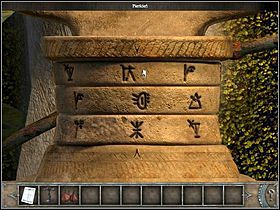 Poradziwszy sobie z filtrowaniem soku, Sylvie powinna przejść do ustawienia proporcji składowych napoju za pomocą obracających się pierścieni - Platforma (2) | Wyspa Bimini | Chronicles of Mystery Drzewo Życia - Chronicles of Mystery: Drzewo Życia - poradnik do gry