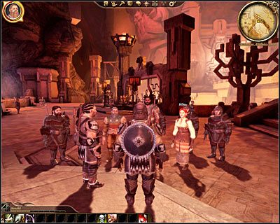 Docelowo musisz dotrzeć do przejścia (M7, 5), dzięki któremu znajdziesz się w [Orzammar - Dzielnica gminu - Sklep Berahta ] (M5, 7) - Dragon Age Początek: W niewoli - Dragon Age: Początek - poradnik do gry