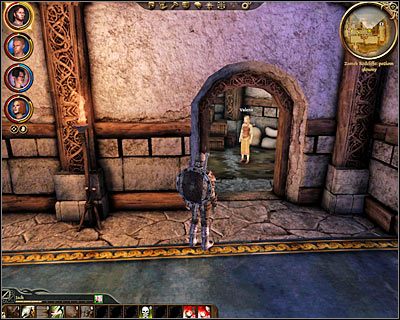 Opis: Do [Redcliffe - Kuźnia ] (M27, 8) nie zostaniesz początkowo wpuszczony, ale problem ten możesz rozwiązać na kilka różnych sposobów - korzystając z perswazji , zastraszania , wyważając drzwi czy otwierając je wytrychem - Dragon Age Początek: Zaginiona w zamku (Redcliffe) - Dragon Age: Początek - poradnik do gry