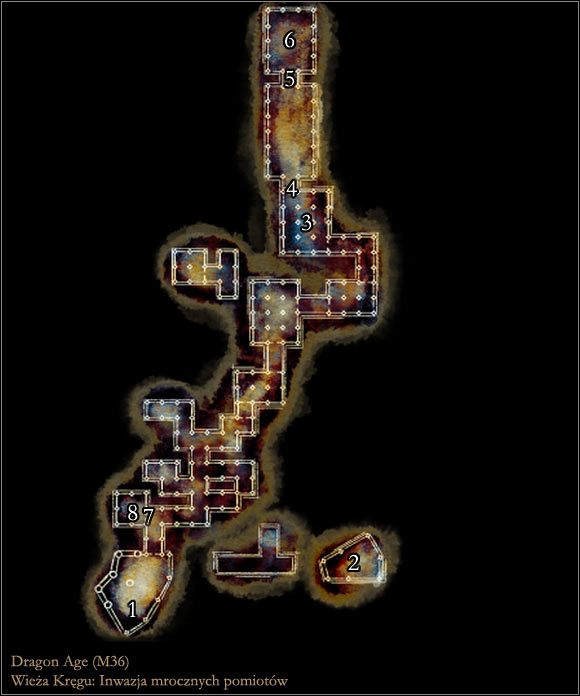 1 - Mapa M36 Inwazja mrocznych pomiotów | Mapy | Dragon Age Początek - Dragon Age: Początek - poradnik do gry
