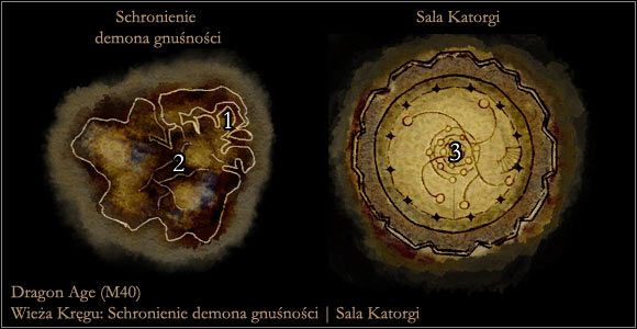 1 - Mapa M40 Schronienie demona gnuśności | Mapy | Dragon Age Początek - Dragon Age: Początek - poradnik do gry