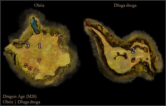 1 - Mapa M26 Obóz | Mapy | Dragon Age Początek - Dragon Age: Początek - poradnik do gry
