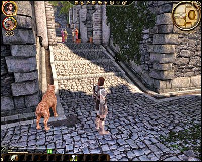 Opis: Zacznij od odbycia rozmowy z trzema postaciami (M15, 1) - Dragon Age Początek: Zadanie ojca - Dragon Age: Początek - poradnik do gry