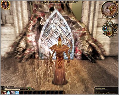 Do walki z demonem tego obszaru możesz przystąpić dopiero po zdobyciu opcji przemiany w ducha - Dragon Age Początek: Zagubiony w snach (2) - Dragon Age: Początek - poradnik do gry