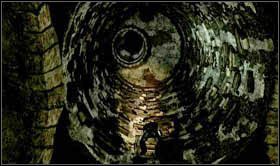 Następnie kierujemy się w górę pionowego kanału, zarówno trzymając się drabiny, jak i wystających cegieł - Rozdział 2 Kradzież z włamaniem (1) | Opis przejścia Uncharted 2 Among Thieves - Uncharted 2: Among Thieves - poradnik do gry