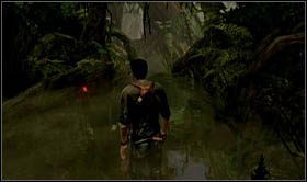 Po rozpoczęciu etapu udaj się przed siebie, w stronę drzew - Rozdział 3 Borneo | Opis przejścia Uncharted 2 Among Thieves - Uncharted 2: Among Thieves - poradnik do gry