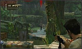 Po jej zakończeniu dojdzie do zmasowanego ataku, który okaże się o wiele trudniejszy, przez co nie należy forsować Drakea, gdyż łatwo ginie - Rozdział 4 Wykopaliska | Opis przejścia Uncharted 2 Among Thieves - Uncharted 2: Among Thieves - poradnik do gry