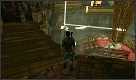Następnie zbliż się do niej i skorzystaj z klucza by odblokować tajne przejście - Rozdział 9 Ścieżka światłości | Opis przejścia Uncharted 2 Among Thieves - Uncharted 2: Among Thieves - poradnik do gry