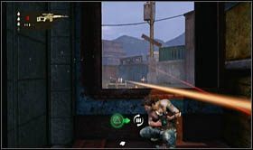 Gdy dostrzeżesz czerwony laser oznacza to, że od dwóch stron wagonu pojawili się snajperzy - Rozdział 12 Zdążyć na pociąg | Opis przejścia Uncharted 2 Among Thieves - Uncharted 2: Among Thieves - poradnik do gry