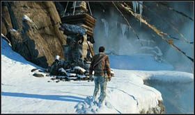 Po przejęciu kontroli nad Drakiem, nie ociągaj się i pobiegnij za tajemniczym Tybetańczykiem w kierunku jaskini - Rozdział 17 W górach (1) | Opis przejścia Uncharted 2 Among Thieves - Uncharted 2: Among Thieves - poradnik do gry