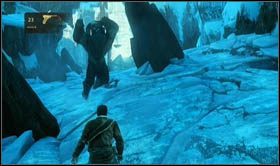 W momencie wyjścia na zewnątrz, załączy się scenka, w trakcie której Tenzin zaatakowany zostanie przez górskiego potwora - Rozdział 17 W górach (2) | Opis przejścia Uncharted 2 Among Thieves - Uncharted 2: Among Thieves - poradnik do gry