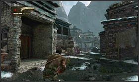 Gdy wszyscy zginą, pozbieraj amunicje i granaty, poczym skieruj się w dół wzniesienia, w stronę murowanego łuku - Rozdział 19 Oblężenie | Opis przejścia Uncharted 2 Among Thieves - Uncharted 2: Among Thieves - poradnik do gry