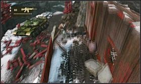 Po stanięciu na równych nogach załączy się sekwencja, w której będziesz uciekać przed czołgiem - Rozdział 20 Kotek i mysz (1) | Opis przejścia Uncharted 2 Among Thieves - Uncharted 2: Among Thieves - poradnik do gry