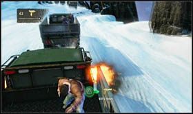 Etap rozpoczniesz trzymając się ciężarówki - Rozdział 21 Konwój | Opis przejścia Uncharted 2 Among Thieves - Uncharted 2: Among Thieves - poradnik do gry