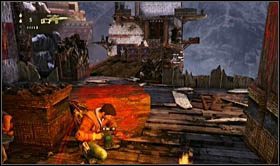 Na samym dole załączy się scenka, a Ty zaatakowany zostaniesz z wyrzutni rakiet - Rozdział 22 Gompa (3) | Opis przejścia Uncharted 2 Among Thieves - Uncharted 2: Among Thieves - poradnik do gry