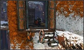 Wspinając się na górę, dotrzesz do kolejnego muru z wystającymi cegłami - Rozdział 22 Gompa (3) | Opis przejścia Uncharted 2 Among Thieves - Uncharted 2: Among Thieves - poradnik do gry