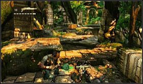 Po pokonaniu pierwszej prostej, trafisz do alei z wieloma przeciwnikami - Rozdział 25 Raj zdruzgotany (2) | Opis przejścia Uncharted 2 Among Thieves - Uncharted 2: Among Thieves - poradnik do gry