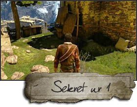 Sekret pierwszy znajduje się na samym początku etapu, za pierwszym domem po prawej stronie - Rozdział 16 Gdzie ja jestem? | Sekrety w Uncharted 2 Among Thieves - Uncharted 2: Among Thieves - poradnik do gry