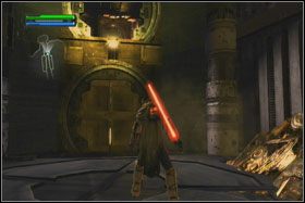 W korytarzu spotkasz kilku jawów - Misja 02 - Raxus Prime (cz.2) - Opis przejścia - Star Wars: The Force Unleashed - Ultimate Sith Edition - poradnik do gry