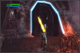 Kilka metrów obok, w chacie po drugiej stronie bramy, jest jeszcze jeden - Misja 06 - Imperial Kashyyyk (cz.2) - Opis przejścia - Star Wars: The Force Unleashed - Ultimate Sith Edition - poradnik do gry
