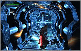 Wyjdź z centrum dowodzenia w miejscu, w którym ścianę wysadzili szturmowcy - Hoth (cz.2) - Dodatki - Star Wars: The Force Unleashed - Ultimate Sith Edition - poradnik do gry