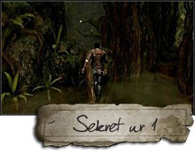 Pierwszy sekret znajduje się już na samym początku etapu, niedaleko miejsca, w którym rozpoczynasz zabawę - Rozdział 3 | Sekrety - Lokalizacja | Uncharted 2 Among Thieves - Uncharted 2: Among Thieves - poradnik do gry