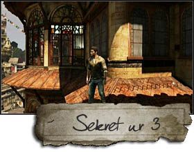 Skarb trzeci ukryty został na dachu, obok wcześniej dwukrotnie wymienionego placu - Rozdział 6 | Sekrety - Lokalizacja | Uncharted 2 Among Thieves - Uncharted 2: Among Thieves - poradnik do gry