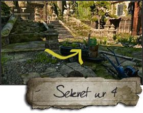 Ostatni pożądany przedmiot jest na placu, przed świątynia, tuż przed końcem etapu - Rozdział 7 | Sekrety - Lokalizacja | Uncharted 2 Among Thieves - Uncharted 2: Among Thieves - poradnik do gry