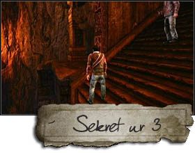 Po przedostaniu się na drugą stronę wielkiej sali z ruchomym mostem, dotrzesz do schodów - Rozdział 24 | Sekrety - Lokalizacja | Uncharted 2 Among Thieves - Uncharted 2: Among Thieves - poradnik do gry