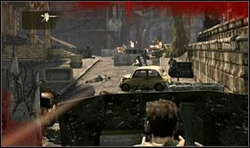 Zdjęcia z etapu szóstego, z miejsca gdzie zjawi się ciężarówka wypełniona nieprzyjaciółmi (za świątynią) - Walka | Podstawowe informacje | Uncharted 2 Among Thieves - Uncharted 2: Among Thieves - poradnik do gry