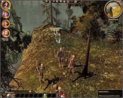 Z woreczkiem udaj się na północ (pozostając po tej samej stronie rzeki) - Ostagar i Głusza Korcari | Mapy lokacji | Dragon Age Początek - Dragon Age: Początek - poradnik do gry