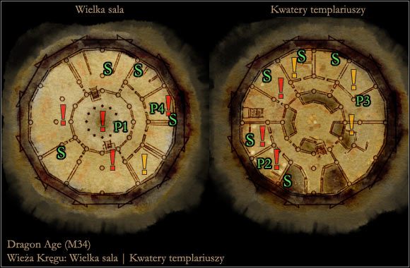 2 - Wieża Kręgu | Mapy lokacji | Dragon Age Początek - Dragon Age: Początek - poradnik do gry