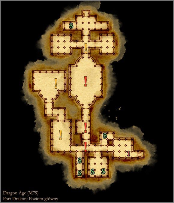 3 - Denerim (3) | Mapy lokacji | Dragon Age Początek - Dragon Age: Początek - poradnik do gry