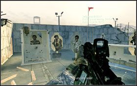 Po wstępnym zapoznaniu się z obsługa broni czas na przetestowanie Twoich umiejętności strzeleckich - Akt I - S.J.C.D. | Kampania Call of Duty Modern Warfare 2 - Call of Duty: Modern Warfare 2 - poradnik do gry