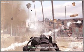 Kiedy połączenie zostanie utworzone udaj się na most i wskakuj do jednego z Humvee, przejmiesz działko pokładowe #1 - Akt I - Gracz drużynowy | Kampania Call of Duty Modern Warfare 2 - Call of Duty: Modern Warfare 2 - poradnik do gry