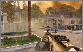 Pod żadnym pozorem nie idź środkiem ulicy, przechodź od mieszkania do mieszkania - Akt II - Eksodus | Kampania Call of Duty Modern Warfare 2 - Call of Duty: Modern Warfare 2 - poradnik do gry