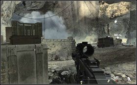 Wejdziesz do kolejnej jaskini, skręć w lewo - po chwili na linie opuści się kilku przeciwników z tarczą #1 - Akt III - Jak za dawnych czasów | Kampania Call of Duty Modern Warfare 2 - Call of Duty: Modern Warfare 2 - poradnik do gry