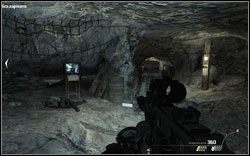 Po wejściu do pierwszej jaskini, tuż po zabiciu przeciwnika przy telewizorze - Akt III | Materiały wywiadowcze Call of Duty Modern Warfare 2 - Call of Duty: Modern Warfare 2 - poradnik do gry