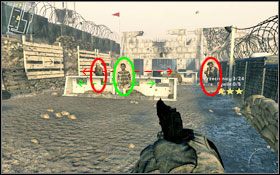 Dwie ruchome tarcze - przeciwnik i cywil. - Alfa - Piekiełko | Operacje Specjalne Call of Duty Modern Warfare 2 - Call of Duty: Modern Warfare 2 - poradnik do gry