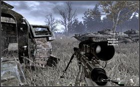 Przy drzewie z tabliczką ostrzegającą o radioaktywności. - Charlie - Ukryty | Operacje Specjalne w Call of Duty Modern Warfare 2 - Call of Duty: Modern Warfare 2 - poradnik do gry