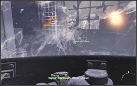 Kiedy zbiegniesz do zbrojowni #1 czym prędzej chwyć opancerzoną tarczę , która uchroni Cię przed pociskami, dopóki Twój kompan nie otworzy kolejnego przejścia - Walka | Kampania w Call of Duty Modern Warfare 2 - Call of Duty: Modern Warfare 2 - poradnik do gry