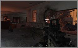 Kiedy dotrzesz do wyrzutni rakiet, na wprost znajduje się wejście do męskiej toalety - Akt II | Materiały wywiadowcze | Osiągnięcia w Call of Duty Modern Warfare 2 - Call of Duty: Modern Warfare 2 - poradnik do gry