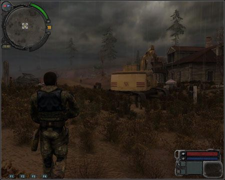 Po krótkiej scence zostajemy zaatakowani przez grupę najemników - Questy (cz.3) | Jupiter w Stalker Zew Prypeci - S.T.A.L.K.E.R.: Zew Prypeci - poradnik do gry