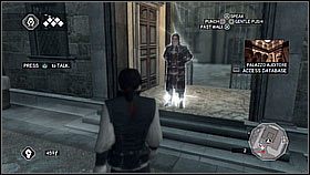 Nad ranem trzeba będzie uciekać - biegniemy szybko w tłum jak najdalej do strażników (R1 + X ) - Sekwencja 1 (1) | Fabuła | Solucja Assassins Creed II - Assassins Creed II - poradnik do gry