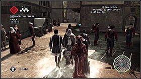 Poznamy tutaj pierwszą z trzech dostępnych w grze frakcji, czyli kurtyzany - Sekwencja 2 | Fabuła | Solucja Assassins Creed II - Assassins Creed II - poradnik do gry