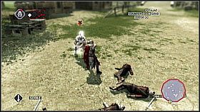 Dobrym pomysłem jest łapanie przeciwników (KÓŁKO ) i podrzynanie im gardeł - Sekwencja 6 | Fabuła | Solucja Assassins Creed II - Assassins Creed II - poradnik do gry