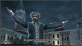 Chwilę później na miejscu pojawi się Dante i rozkaże poszukiwania Ezio - Sekwencja 9 (2) | Fabuła | Solucja Assassins Creed II - Assassins Creed II - poradnik do gry