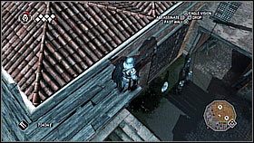 Kierujemy się cały czas na północ aż dotrzemy do wody - tutaj ilość strażników na dachach zwiększy się - Sekwencja 10 | Fabuła | Solucja Assassins Creed II - Assassins Creed II - poradnik do gry