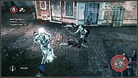 DAlviano będzie potrzebował naszej pomocy - skaczemy na dół do wody - Sekwencja 10 | Fabuła | Solucja Assassins Creed II - Assassins Creed II - poradnik do gry