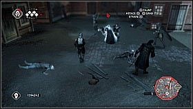 W kolejnej bitwie walczymy chwilę ze Spaniardem i zostawiamy go żeby pomóc innym - Sekwencja 11 | Fabuła | Solucja Assassins Creed II - Assassins Creed II - poradnik do gry